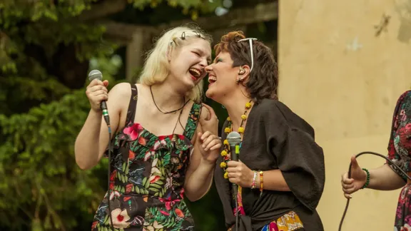 Zuzanna Piłasiewicz i Mewa Topolska. Fot. Ewelina Jaśkowiak.