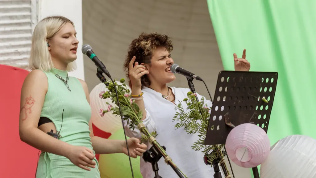 Zuza Piłasiewicz i Mewa Topolska