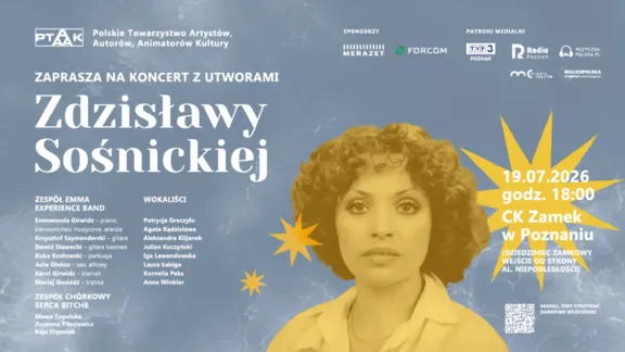 Koncert odbędzie się 19.07.2026 o 18.00
